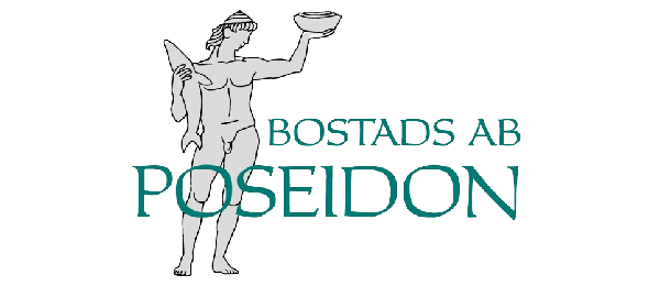 Logotyp för Bostads AB Poseidon